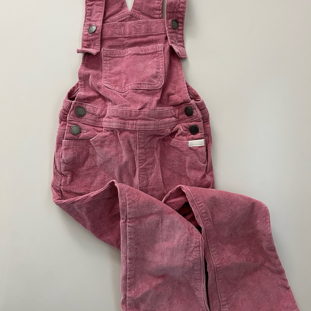 Cotton On Kids Pink Corduroy Overalls